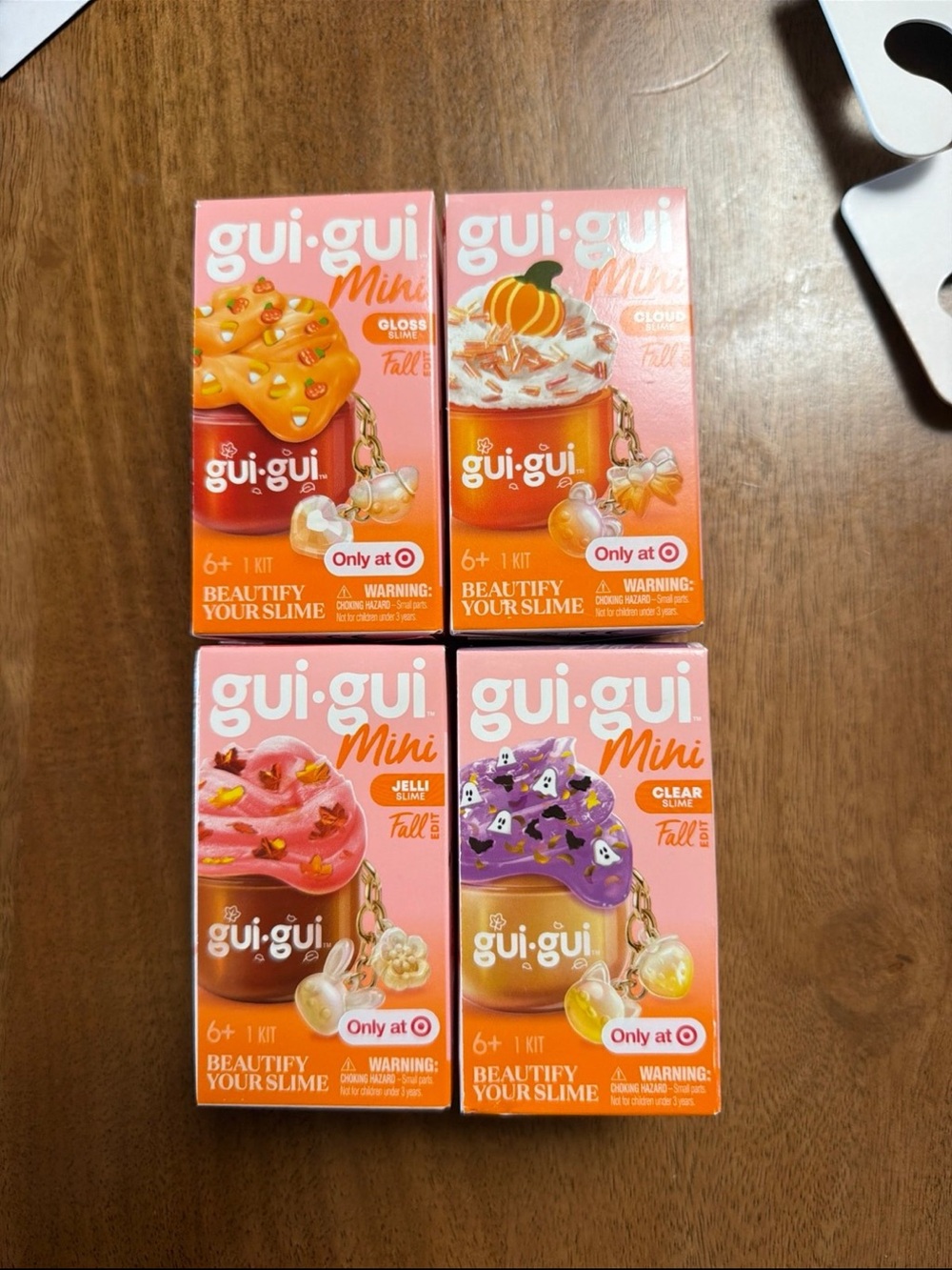 4-PACK Gui Gui Mini S2 AUTUMN Slime (Target Exclusive)